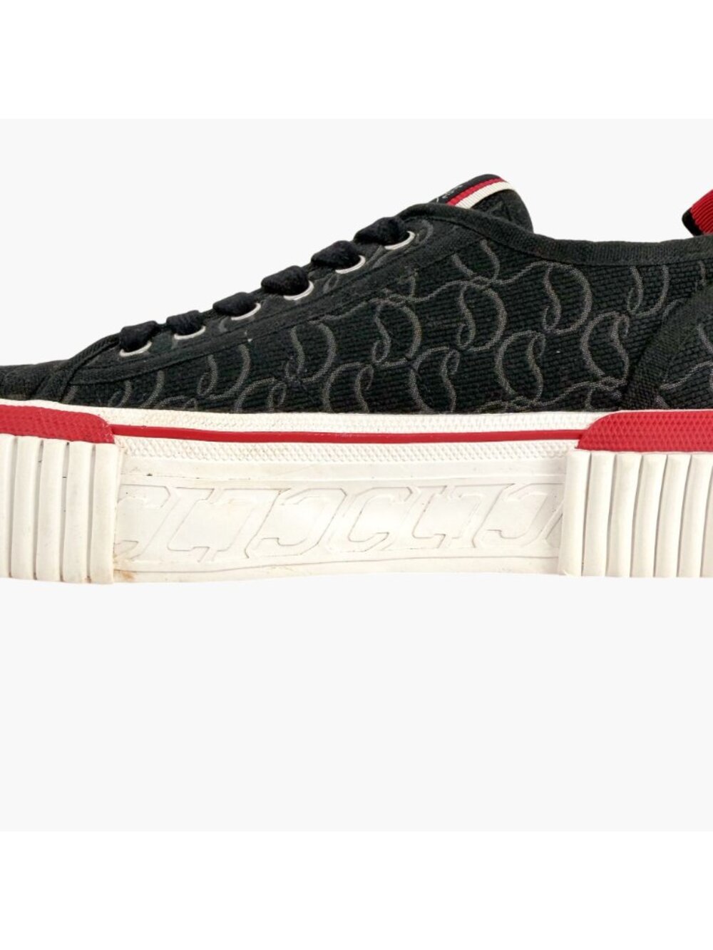 Christian Louboutin Super Pedro Platform Sneakers Black Size 39 US 9 Women’s - Picture 11 of 15